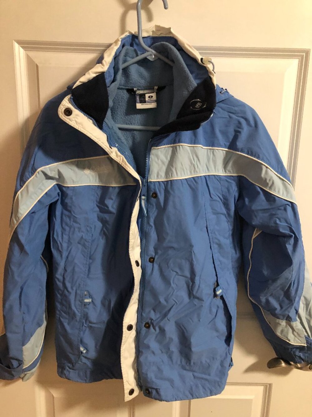 Columbia Brand Hooded Core Interchange Parka Jacket Combo-Women Small -Used nice
